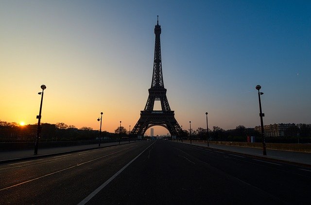 Free download Eiffel Tower Paris Bridge -  free photo or picture to be edited with GIMP online image editor