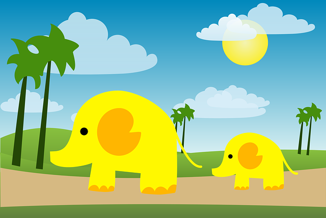 Free download Elephant Animals Baby - Free vector graphic on Pixabay free illustration to be edited with GIMP free online image editor