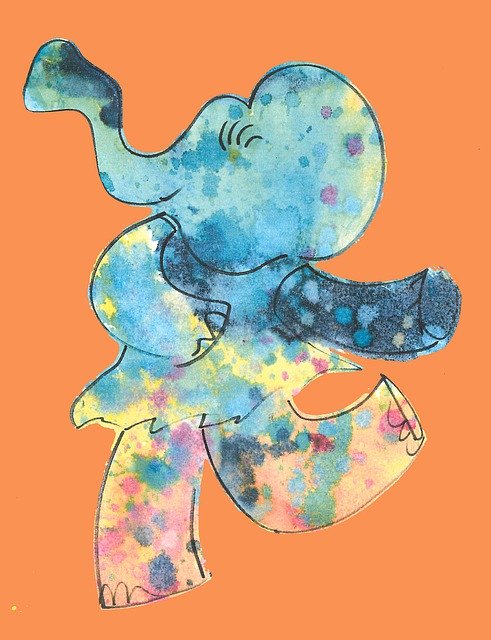 Free download Elephant Dance Dancing -  free illustration to be edited with GIMP free online image editor