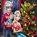 Elsa Family Christmas  screen for extension Chrome web store in OffiDocs Chromium