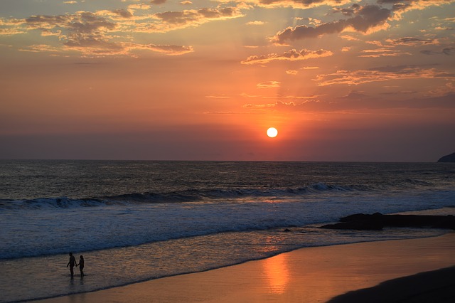 Free download el salvador sunset body of water free picture to be edited with GIMP free online image editor