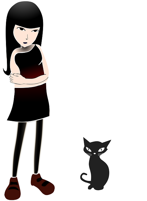 Free download Emily Cat Girl -  free illustration to be edited with GIMP free online image editor