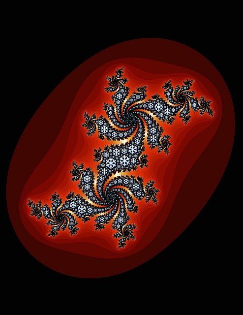 دانلود رایگان Emoji Snowflakes Fractal - تصویر رایگان برای ویرایش با ویرایشگر تصویر آنلاین رایگان GIMP