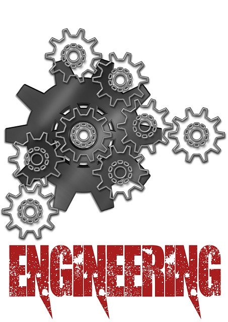 Free download Engineering Gears Poster -  free illustration to be edited with GIMP free online image editor