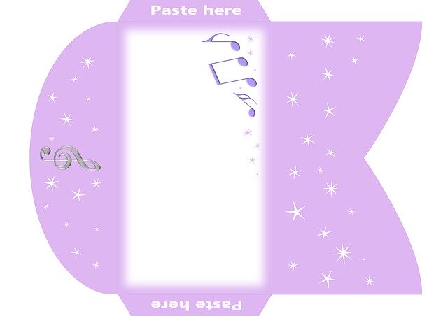 Free download Envelope G-Clef Note Light -  free illustration to be edited with GIMP free online image editor