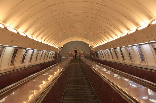 Free download Escalator Stairs Metro -  free photo or picture to be edited with GIMP online image editor