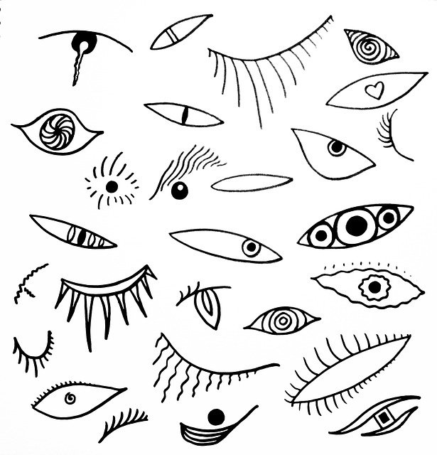 Free download Eyes Figure Sketch -  free illustration to be edited with GIMP free online image editor