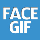 FaceGIF  screen for extension Chrome web store in OffiDocs Chromium