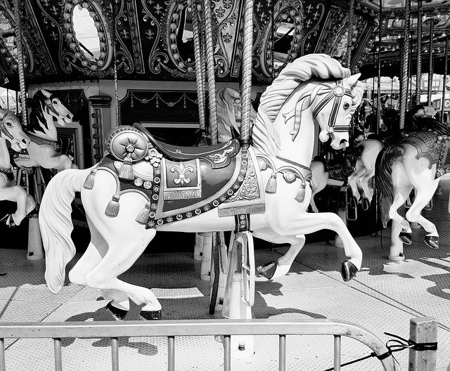 Free download Fair Carousel Horse -  free photo or picture to be edited with GIMP online image editor