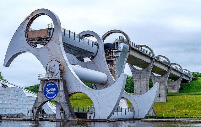 Free download Falkirk Wheel Boat Lift Forth And -  free photo or picture to be edited with GIMP online image editor