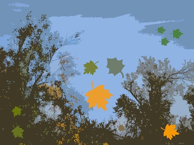 Free download Falling Leaves October The Picture -  free illustration to be edited with GIMP free online image editor