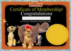 Free download Fan Made The Lion Guard Certificate Of Memberships free photo or picture to be edited with GIMP online image editor