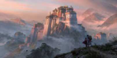 Free download Fantasy Asian Castle - Concept Art free photo or picture to be edited with GIMP online image editor