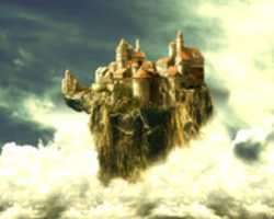 Free download Fantasy Cliff Castle - Concept Art free photo or picture to be edited with GIMP online image editor