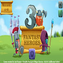 Fantasy Heroes  screen for extension Chrome web store in OffiDocs Chromium