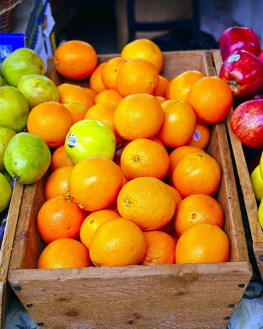 Free download Farmers Market Fruit Oranges -  free photo or picture to be edited with GIMP online image editor