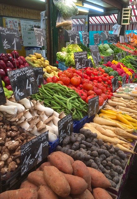 Free download Farmers Market Vegetables -  free photo or picture to be edited with GIMP online image editor