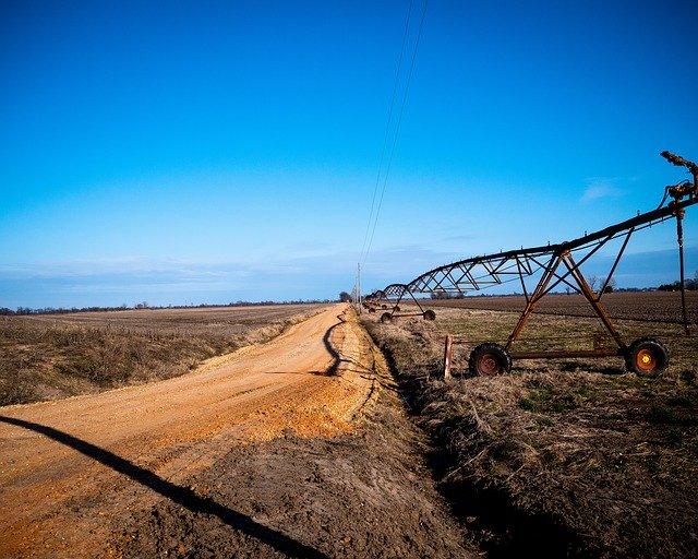 Free download Farm Irrigation Agriculture -  free photo or picture to be edited with GIMP online image editor