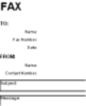 Free download Fax Cover Sheet DOC, XLS or PPT template free to be edited with LibreOffice online or OpenOffice Desktop online