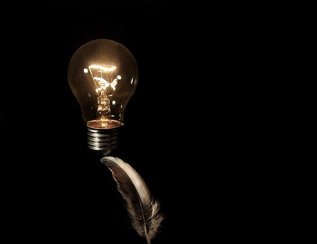 Free download Feather Light Bulb -  free illustration to be edited with GIMP free online image editor