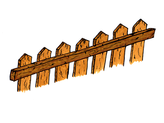 Free download Fence Wood Watercolor -  free illustration to be edited with GIMP free online image editor