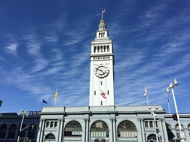 Free download Ferry Building San Francisco -  free photo or picture to be edited with GIMP online image editor