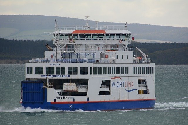 Free download Ferry Sea Ship free photo template to be edited with GIMP online image editor