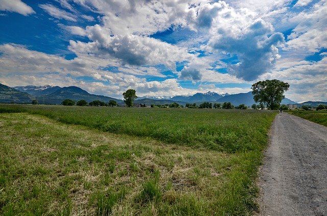 Free download Field Meadow Landscape -  free photo or picture to be edited with GIMP online image editor