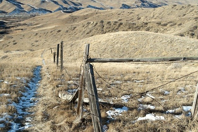 Free download Field Rusty Barbed Wire -  free photo or picture to be edited with GIMP online image editor