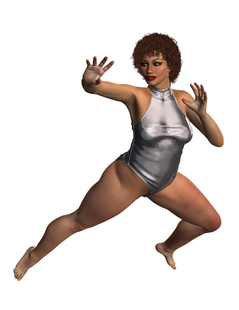 Free download Fighting Woman Pose -  free illustration to be edited with GIMP free online image editor