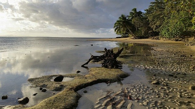 Free download Fiji Sunset Sky -  free photo or picture to be edited with GIMP online image editor