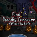 Find Spooky Treasure Witch Relief  screen for extension Chrome web store in OffiDocs Chromium