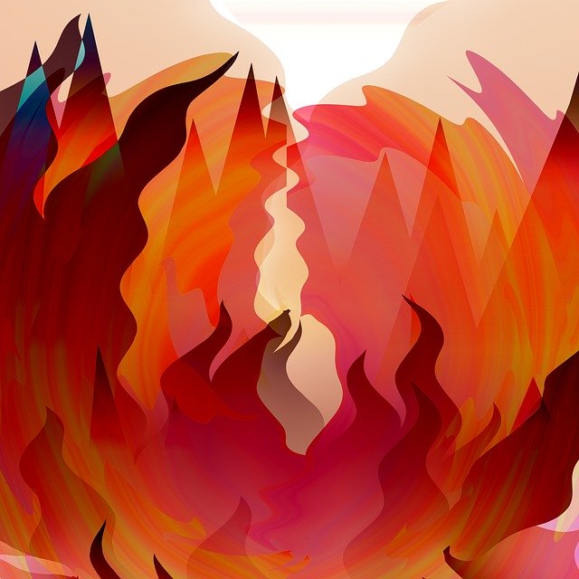 Free download Fire Abstract Cartoon -  free illustration to be edited with GIMP free online image editor