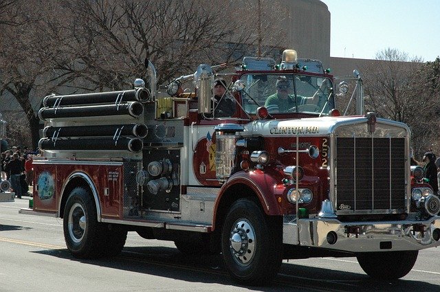 Free download Fire Truck Red Heroes -  free photo or picture to be edited with GIMP online image editor