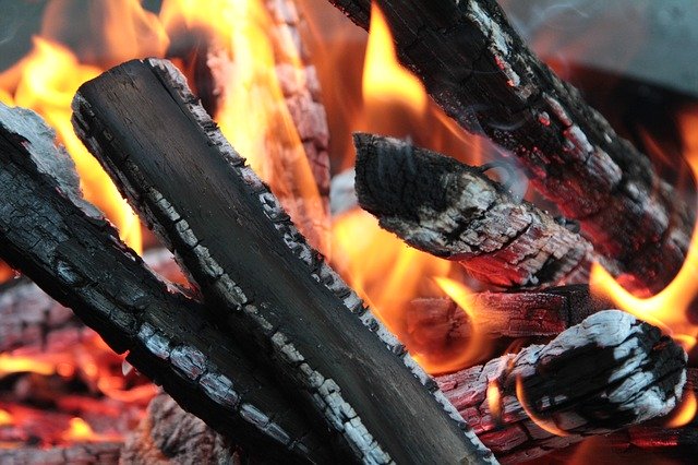 Free download Fire Wood Embers -  free photo or picture to be edited with GIMP online image editor