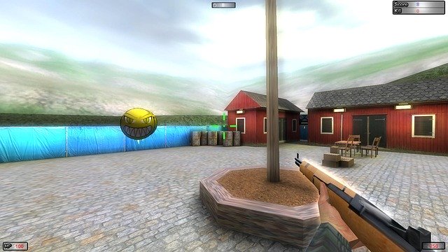 Free download First Person Shooter -  free illustration to be edited with GIMP free online image editor