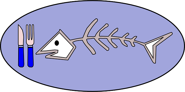 Free download Fish Bones Skeleton - Free vector graphic on Pixabay free illustration to be edited with GIMP free online image editor