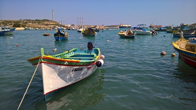 Free download Fishing Boat Port -  free photo or picture to be edited with GIMP online image editor