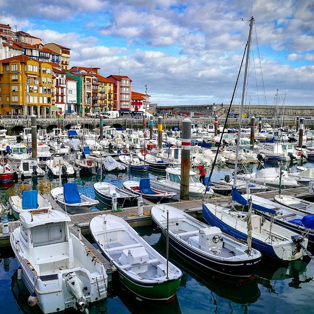 Free download Fishing Fleet Port -  free photo or picture to be edited with GIMP online image editor