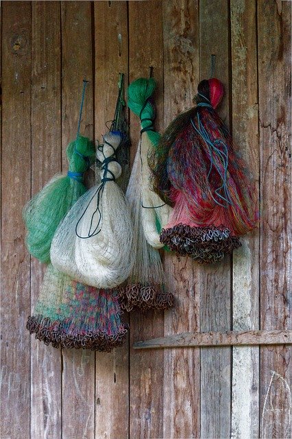 Free download Fishing Nets Hanging -  free photo or picture to be edited with GIMP online image editor