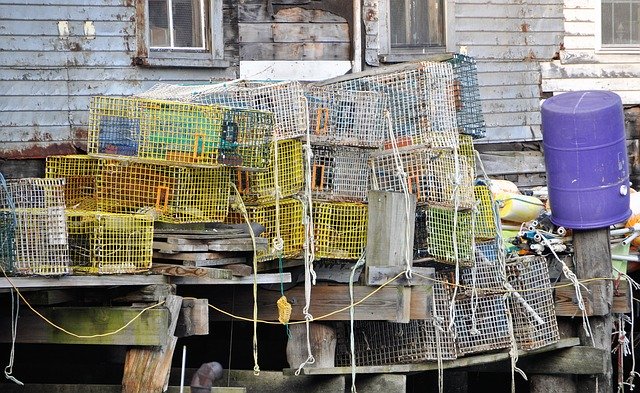 Free download Fishing Port Baskets -  free photo or picture to be edited with GIMP online image editor