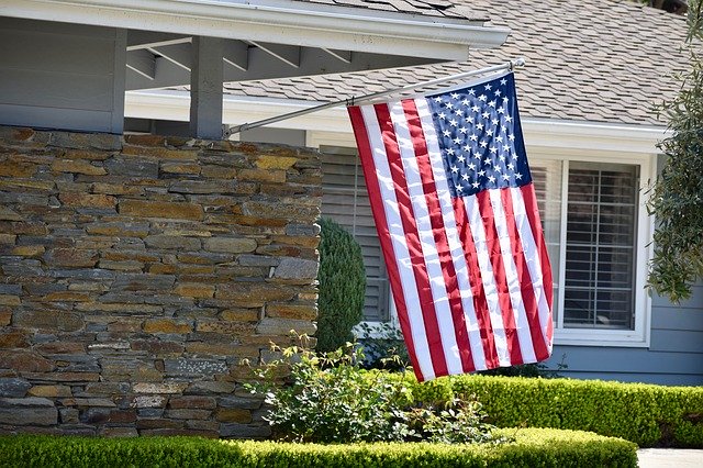 Free download Flag American Home -  free photo or picture to be edited with GIMP online image editor