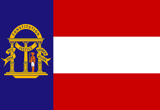 Free download Flag Georgia State - Free vector graphic on Pixabay free illustration to be edited with GIMP free online image editor