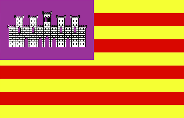 Free download Flag Spain Castle - Free vector graphic on Pixabay free illustration to be edited with GIMP free online image editor