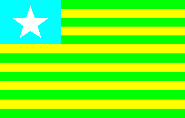 Free download Flag State Piauí -  free illustration to be edited with GIMP free online image editor