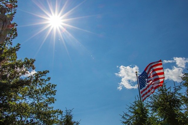 Free download Flag Sun America -  free photo or picture to be edited with GIMP online image editor