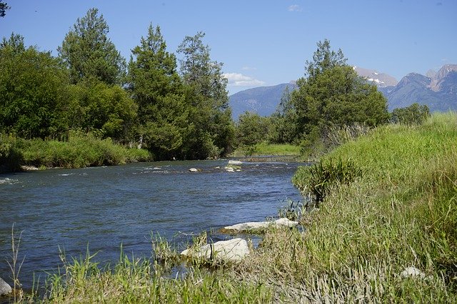 Free download Flathead River Montana National -  free photo or picture to be edited with GIMP online image editor