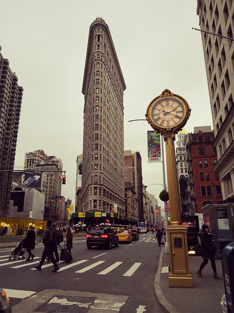 Free download Flatiron Building Manhattan -  free photo or picture to be edited with GIMP online image editor