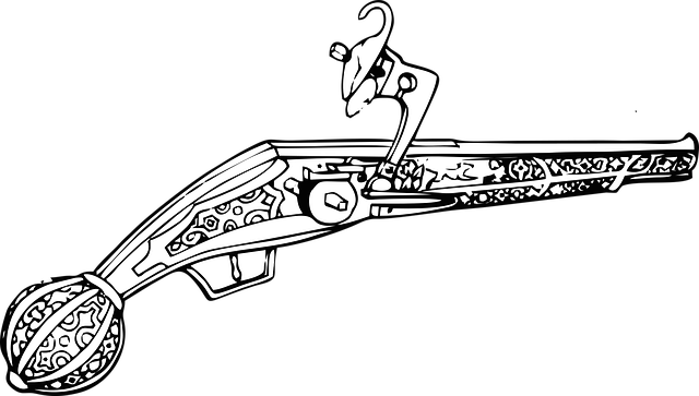 Free download Flint Lock Pistol Gun - Free vector graphic on Pixabay free illustration to be edited with GIMP free online image editor