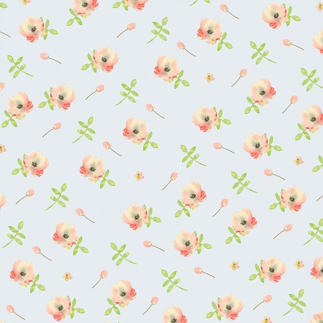 Free download Floral Background Paper -  free illustration to be edited with GIMP free online image editor